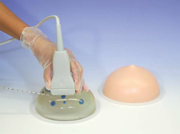 Fantom pro biopsii prsu s pouitm ultrazvuku