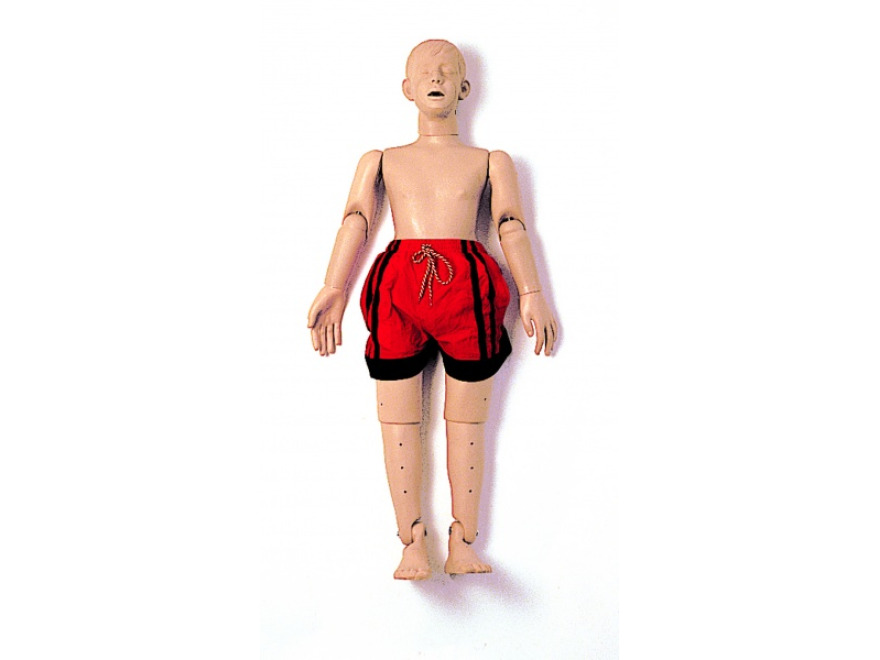 Vodní záchranářská figurína dospívajícího s CPR