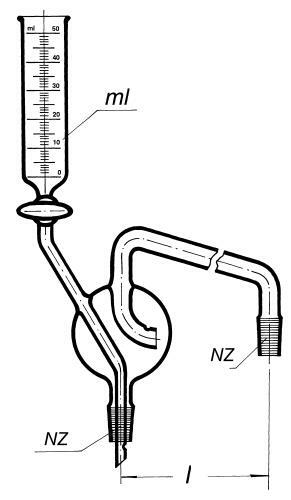 Pestupnk s pikapvac nlevkou, NZ 14/23, dlka 200 mm