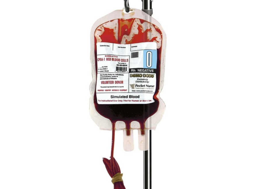 PN01003 Demo Dose - Cvin krevn infuzn vak - erven krvinky  0 Rh negativn