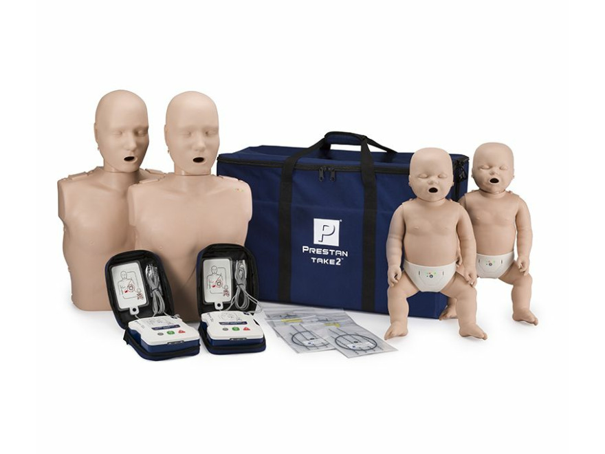Prestan Professional TAKE2 Kit  Sada 2ks simultor dosplho , 2ks simultor batolete a 2ks Prestan Profesional AED UltraTrainer