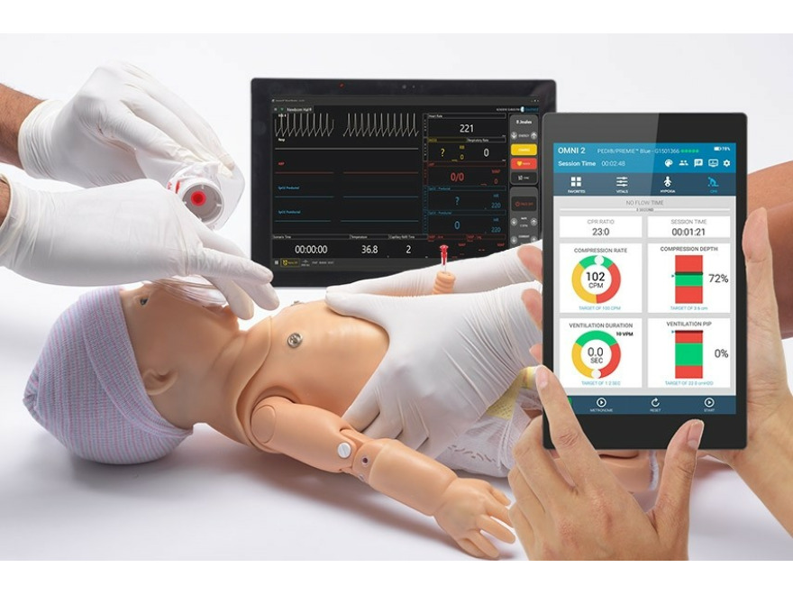 S300.110.250.PK.L - Code Blue III simultor novorozence pro ncvik rozen resuscitace s OMNI 2