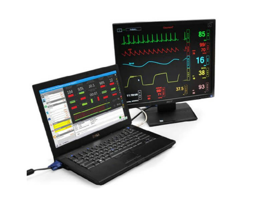 Virtuální pacientský monitor pro Code Blue III - dospělý